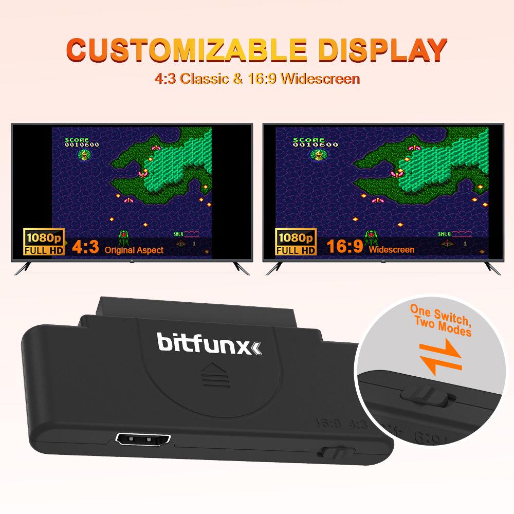 PC Engine/TurboGrafx - 16 RGB to HDMI Converter – 1080p Plug & Play Retro Gaming Adapter - Console Revive