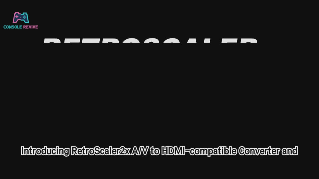 Convertisseur et doubleur de ligne compatible A/V vers HDMI RetroScaler2x