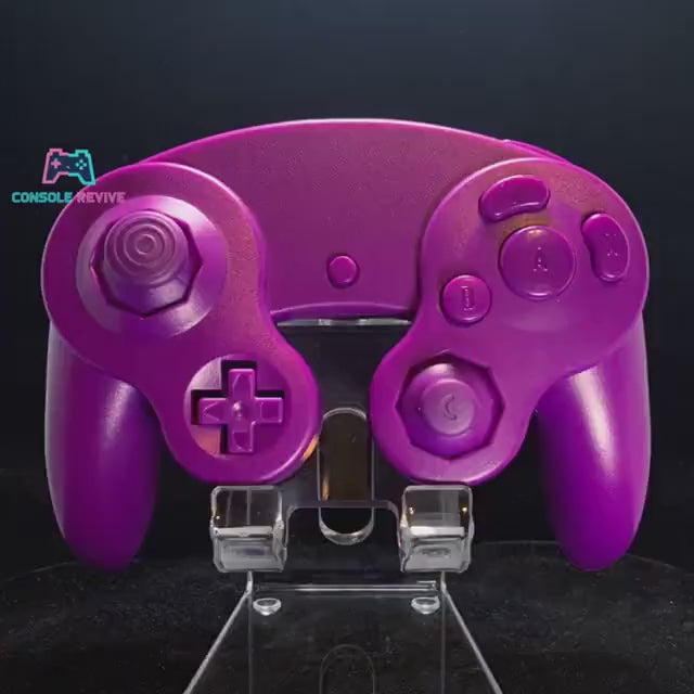Solid Purple GameCube Controller Shell - GameCube Gamepad Case - Retro Gaming Nostalgia