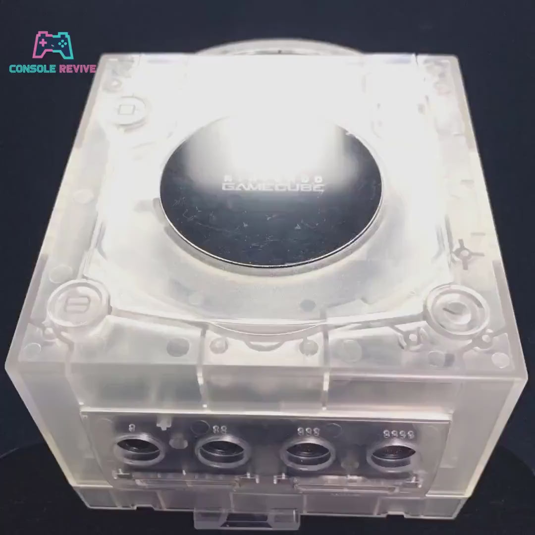 Custom GameCube Console with pad or wireless adapter, Picoboot Board, battery mod, and SD Card Reader - Unique Retro Gaming Mod