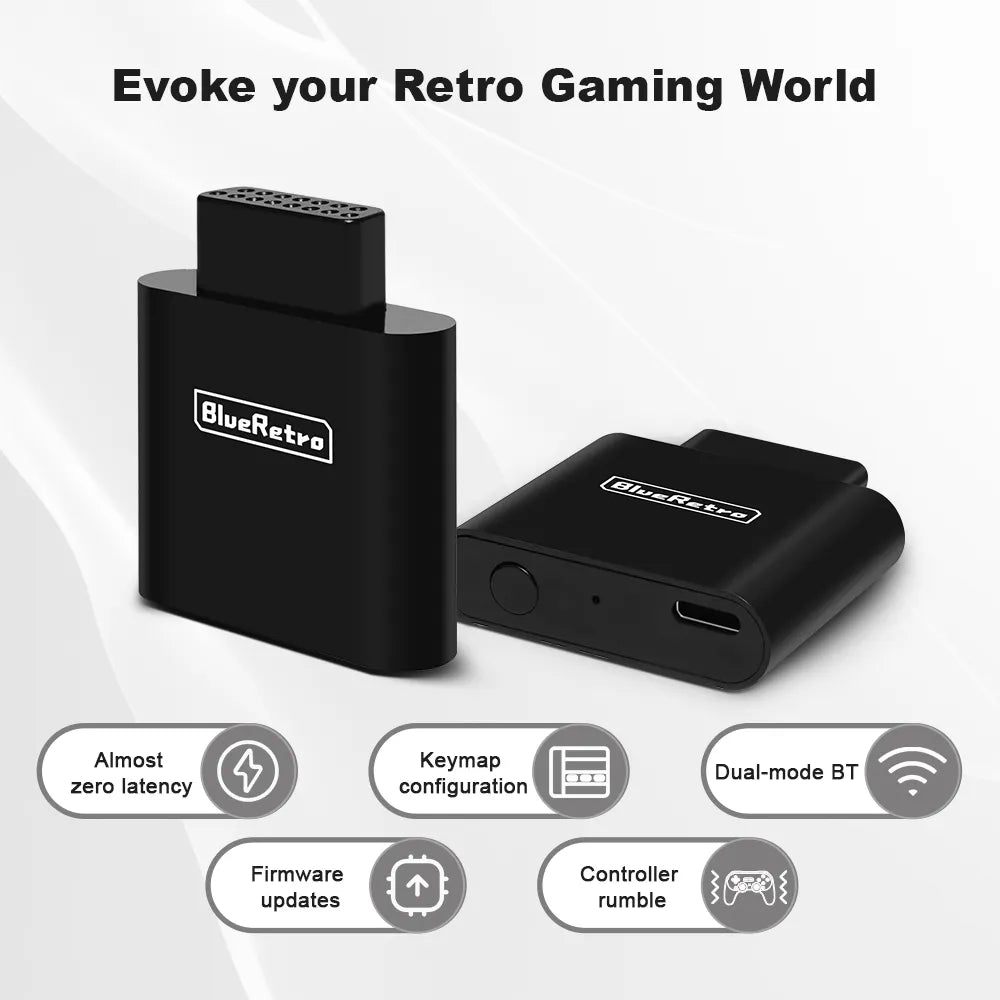 Wireless Controller Adapter for Neo Geo – Compatible with SNK NEO GEO MVS/AES/CD/CDZ, 8BitDo & PS5 Controllers - Console Revive